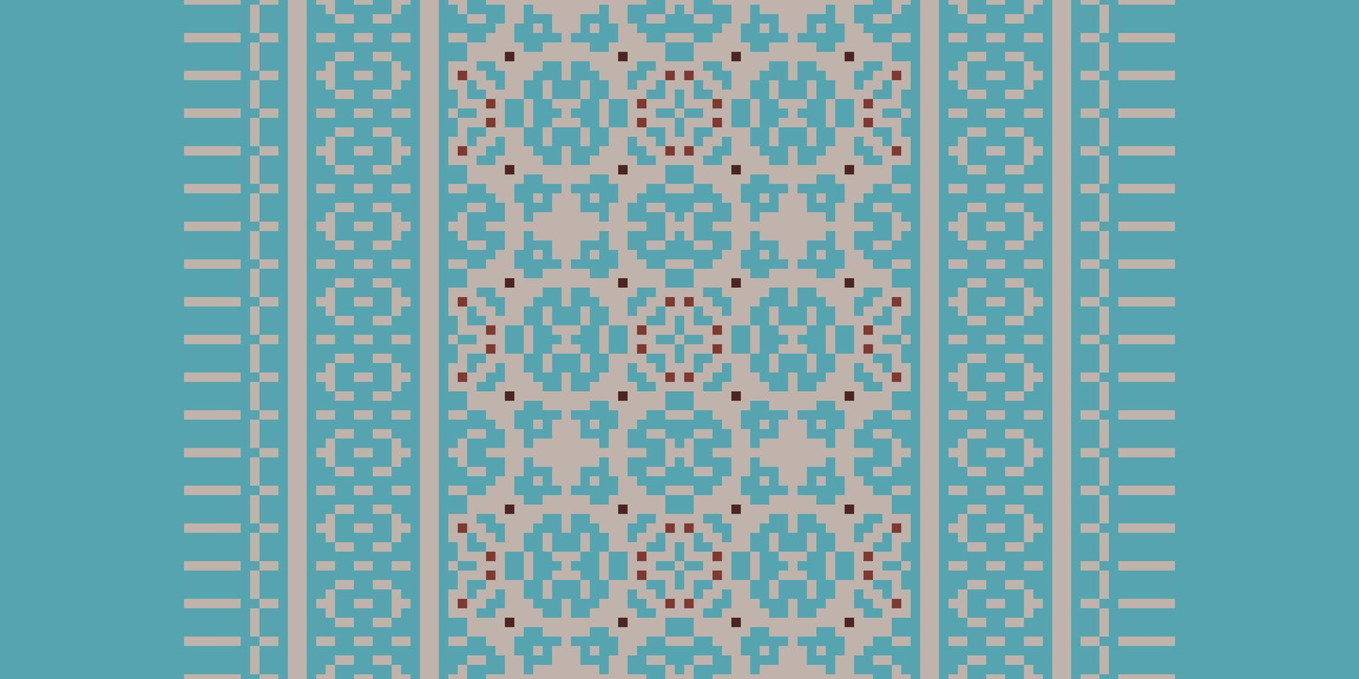Pakistani dresses pattern Seamless Bandana print silk Motif embroidery, Pixel Ikat embroidery Design for Print lace pattern turkish ceramic ancient egypt art jacquard pattern vector