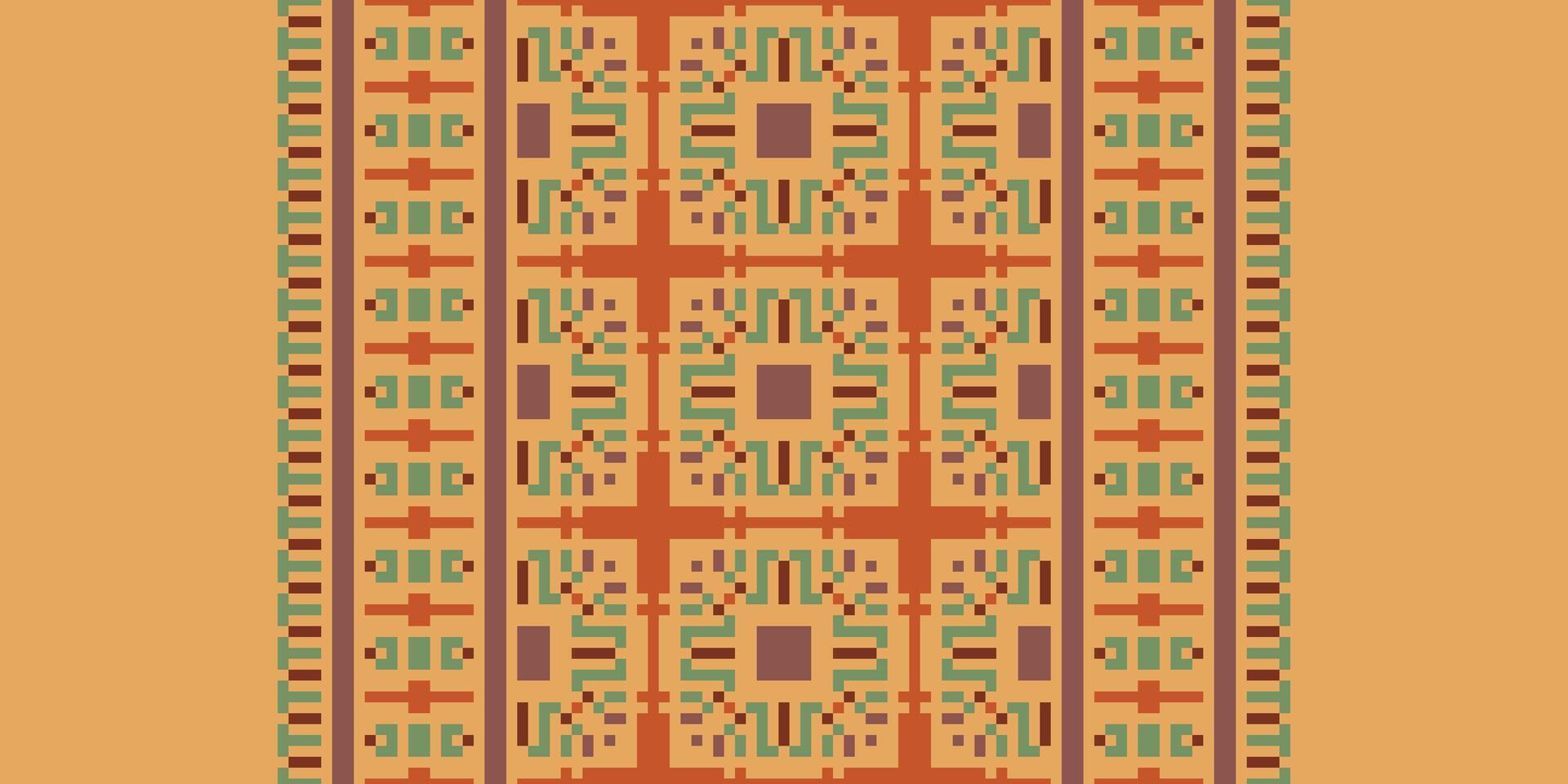 Pakistani dresses pattern Seamless Australian aboriginal pattern Motif embroidery, Pixel Ikat embroidery Design for Print egyptian pattern tibetan mandala bandanna vector