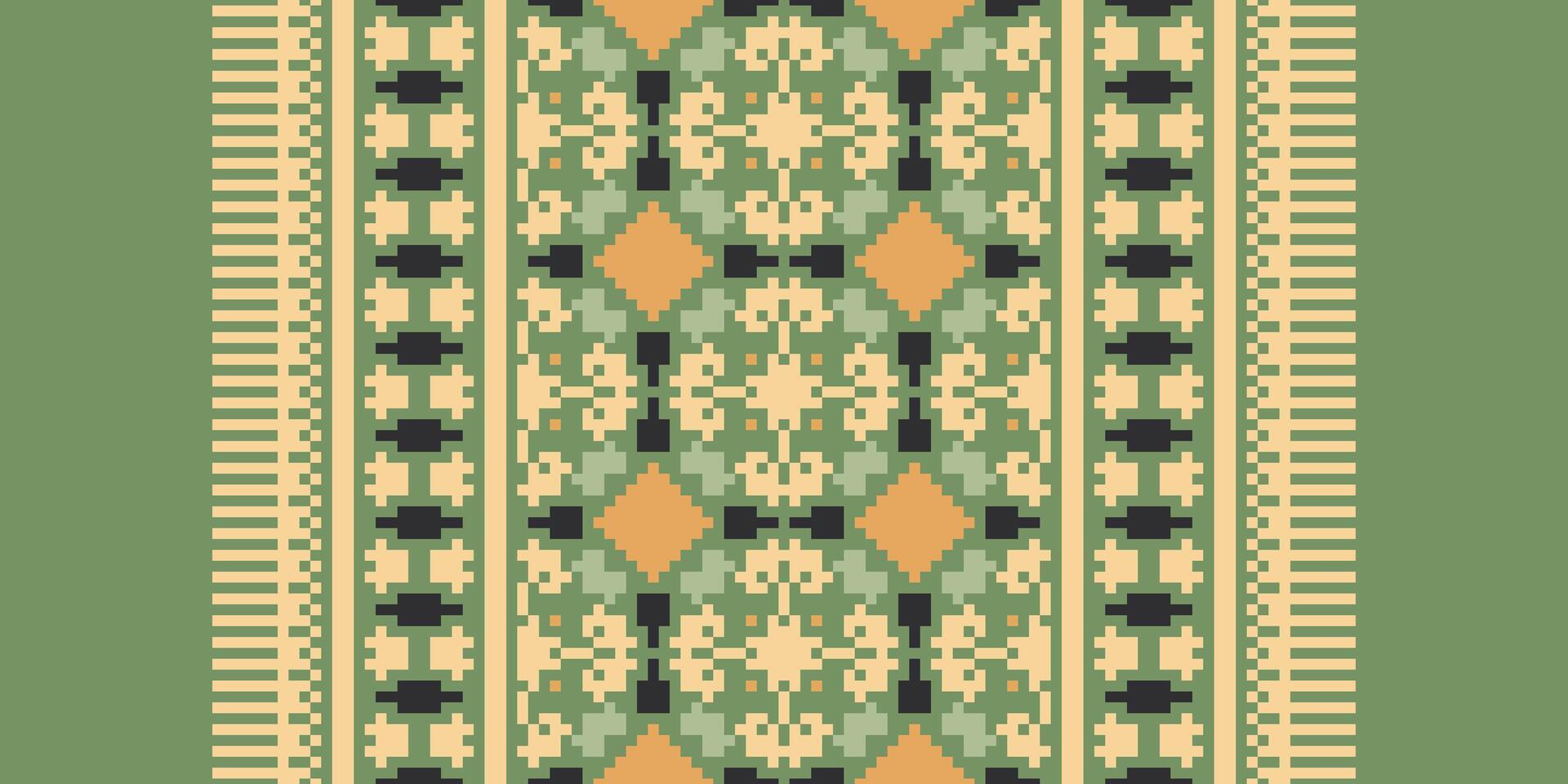 Pakistani dresses pattern Seamless Australian aboriginal pattern Motif embroidery, Pixel Ikat embroidery Design for Print border embroidery ancient egypt vector