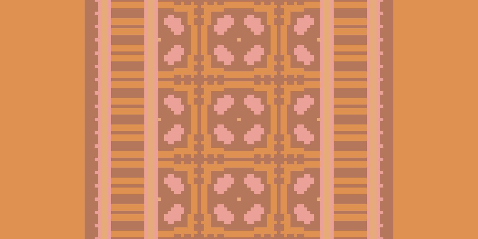 Pakistani dresses pattern Seamless Scandinavian pattern Motif embroidery, Pixel Ikat embroidery Design for Print indigenous art aboriginal art pattern floral kurti mughal border vector