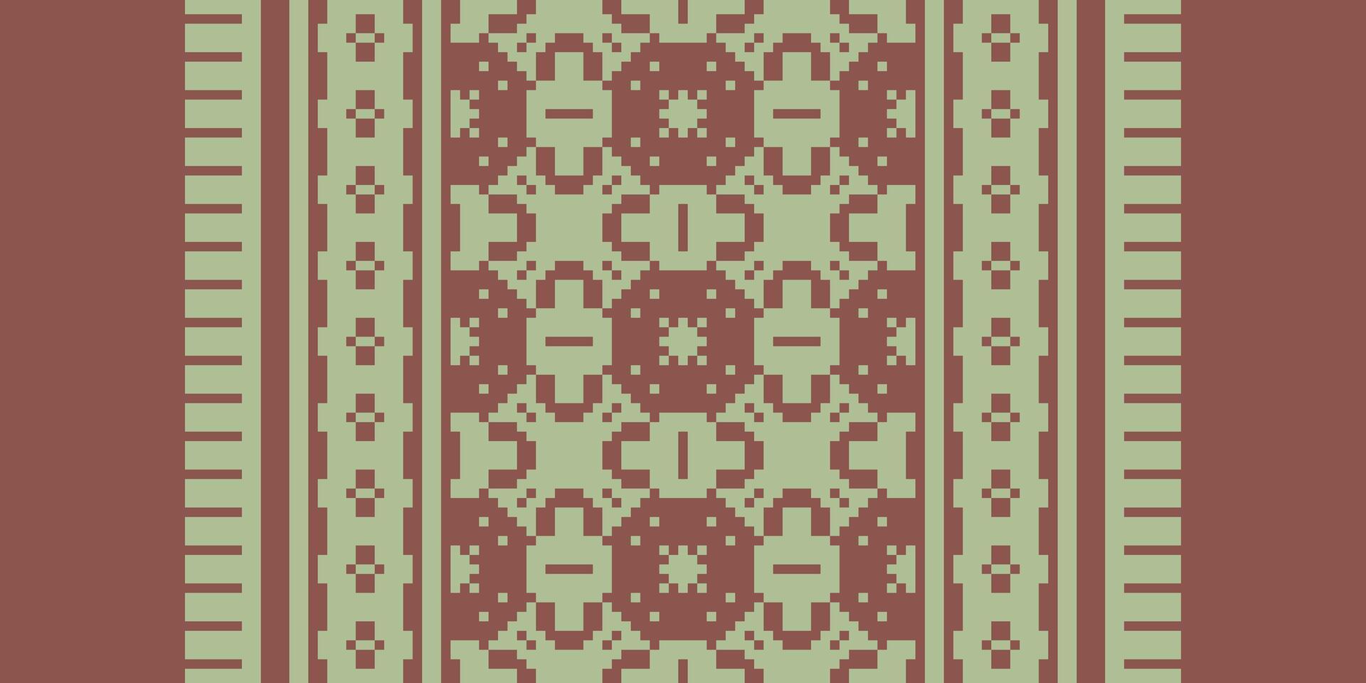 Pakistani dresses pattern Seamless Scandinavian pattern Motif embroidery, Pixel Ikat embroidery Design for Print border embroidery ancient egypt vector