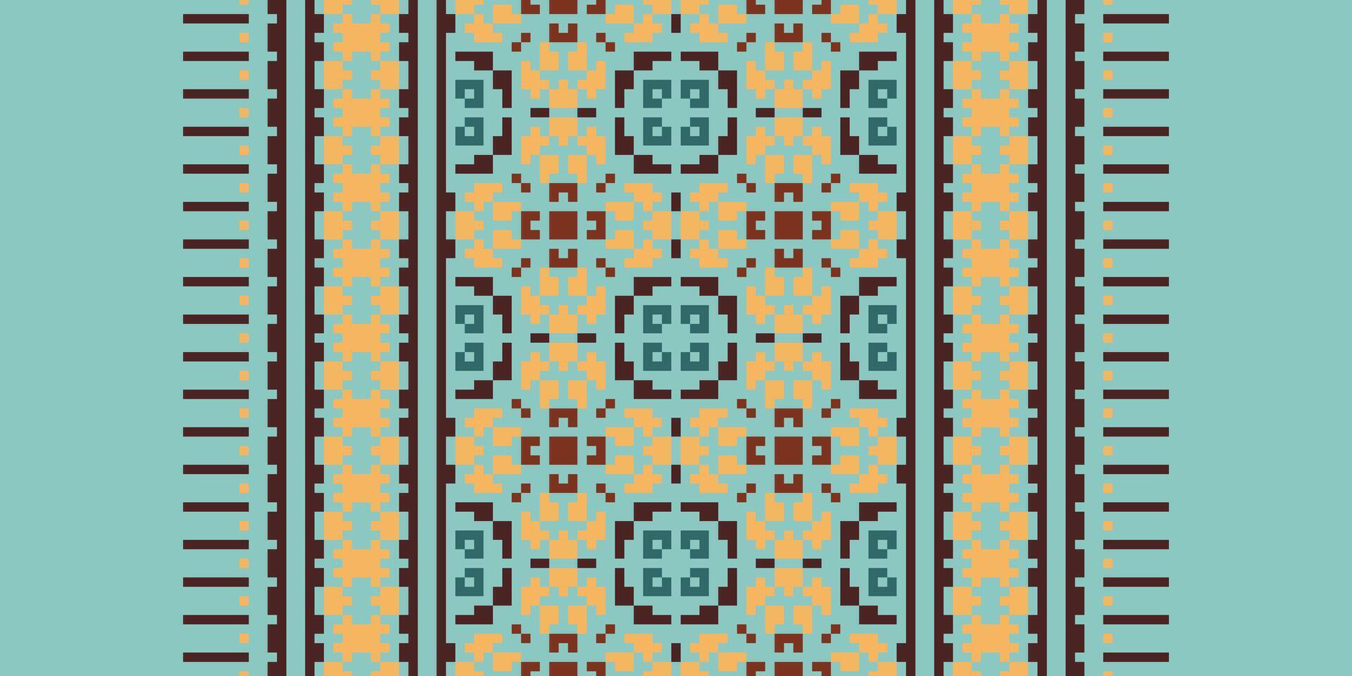 Anarkali Pattern Seamless Australian aboriginal pattern Motif embroidery, Pixel Ikat embroidery Design for Print border embroidery ancient egypt vector