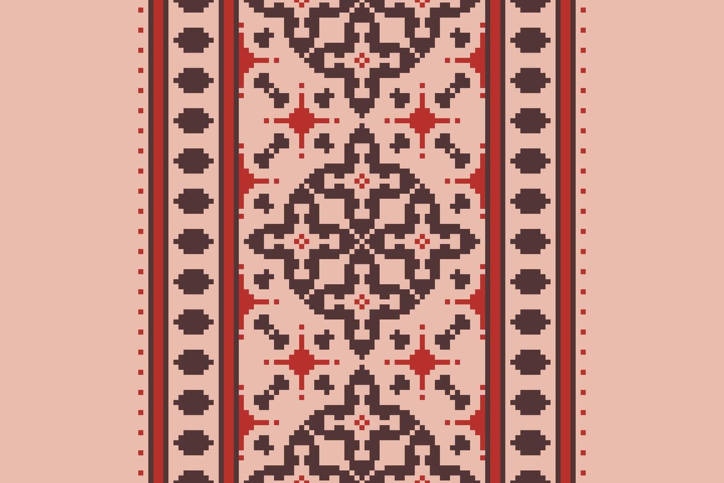 Anarkali frock design Seamless Bandana print silk Motif embroidery, Pixel Ikat embroidery Design for Print scarf hijab pattern kerchief Pixel Ikat Silk kurti model mughal patterns vector