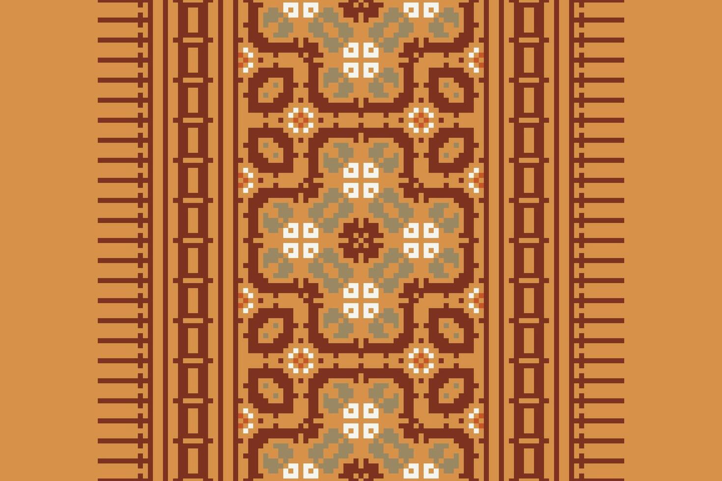 Anarkali frock design Seamless Australian aboriginal pattern Motif embroidery, Pixel Ikat embroidery Design for Print indigenous art aboriginal art pattern floral kurti mughal border vector