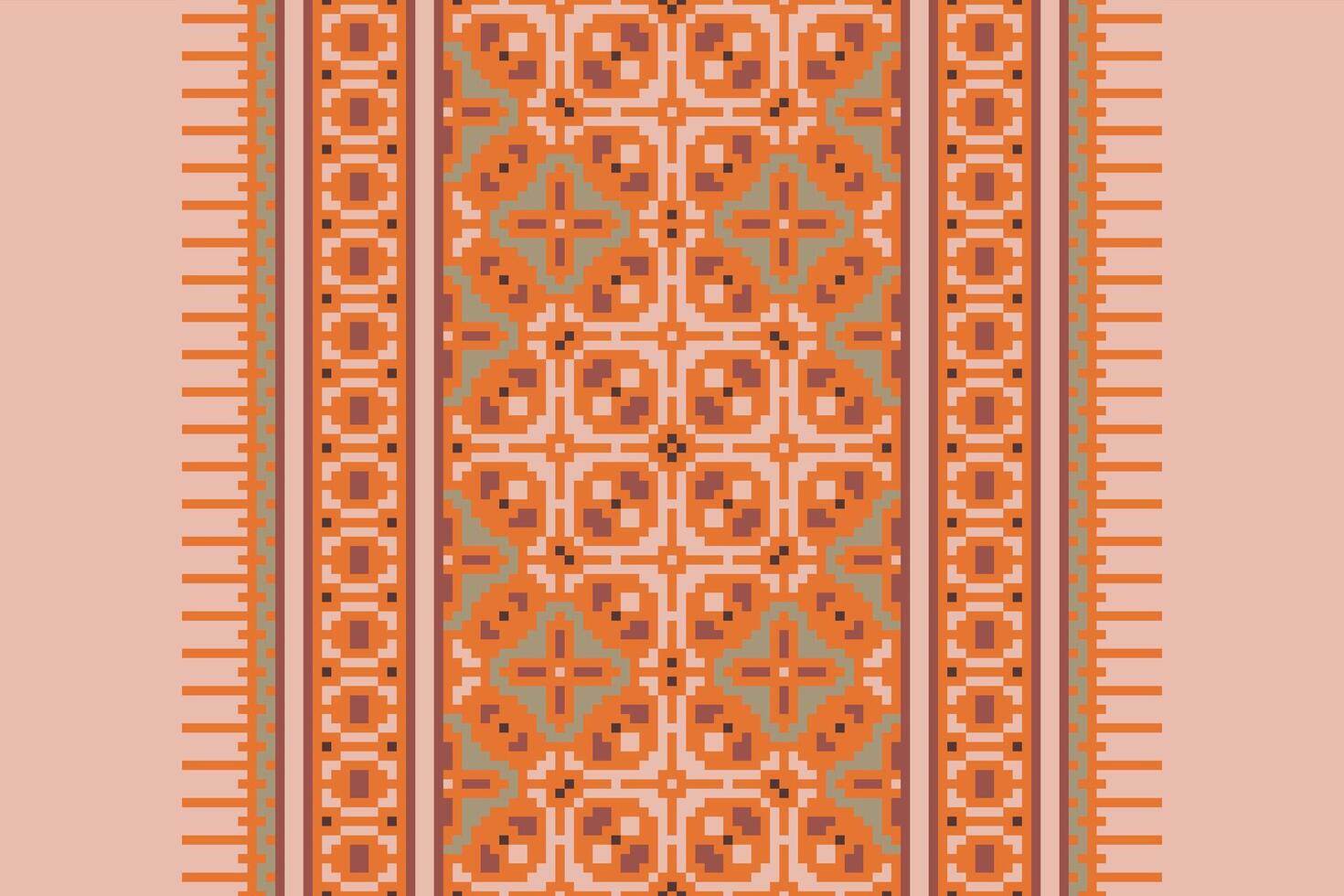 Anarkali frock design Seamless Bandana print silk Motif embroidery, Pixel Ikat embroidery Design for Print lace pattern seamless pattern vintage shibori jacquard seamless vector