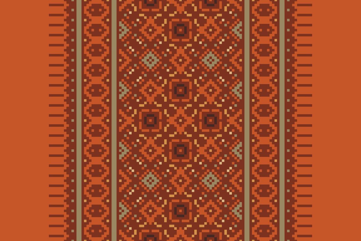 Anarkali frock design Seamless Australian aboriginal pattern Motif embroidery, Pixel Ikat embroidery Design for Print vyshyvanka placemat quilt sarong sarong beach kurtis Indian motifs vector