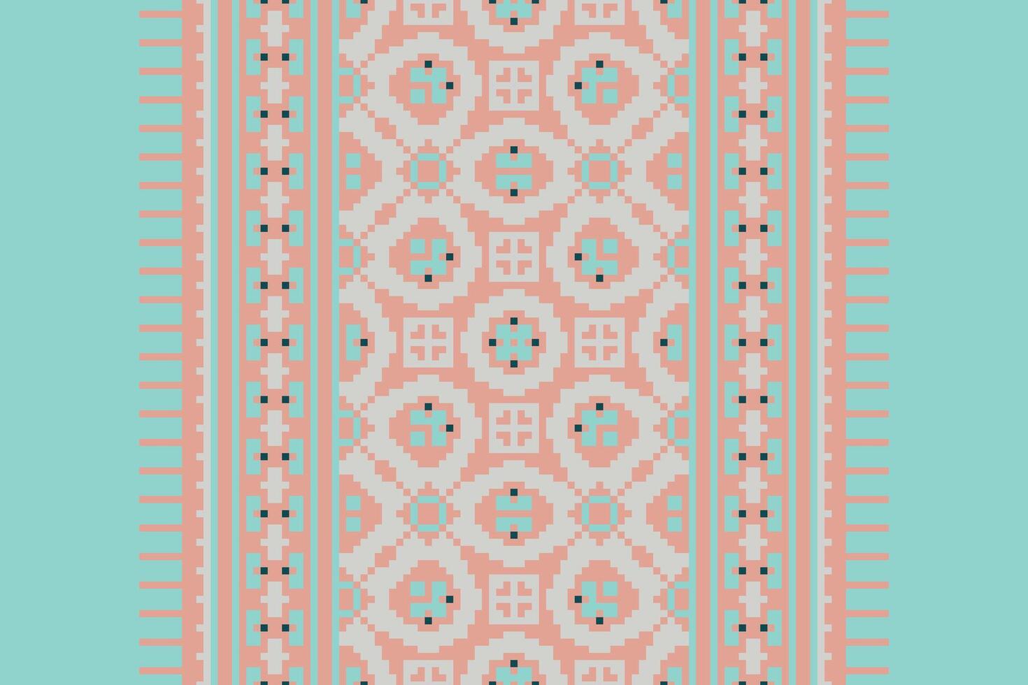 Anarkali frock design Seamless Australian aboriginal pattern Motif embroidery, Pixel Ikat embroidery Design for Print egyptian pattern tibetan mandala bandanna vector