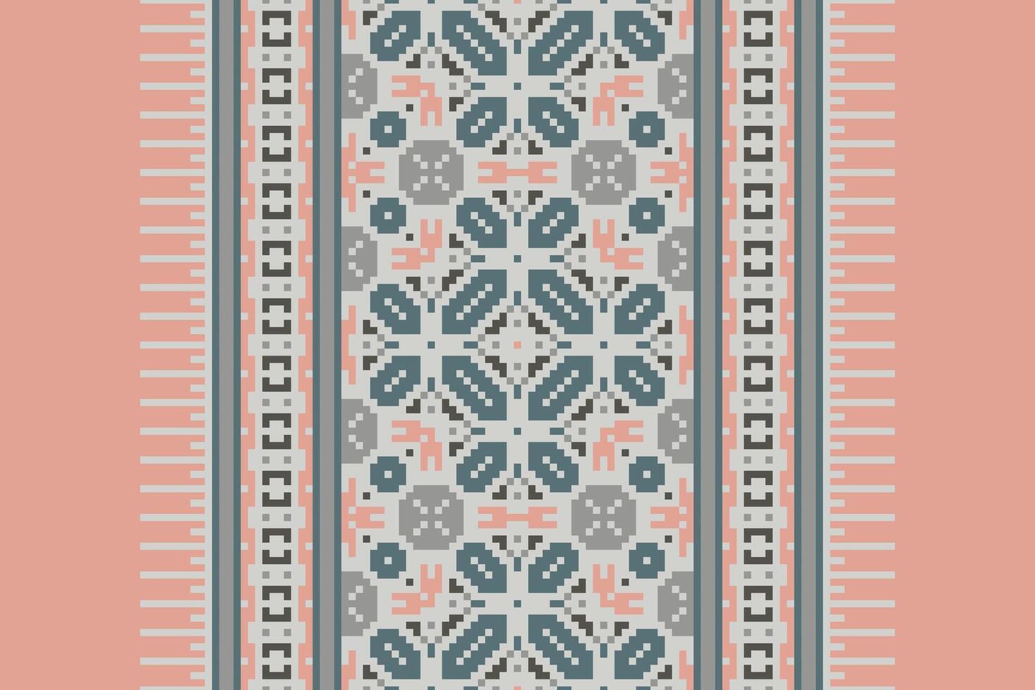 Anarkali frock design Seamless Australian aboriginal pattern Motif embroidery, Pixel Ikat embroidery Design for Print scandinavian pattern saree ethnic nativity gypsy pattern vector
