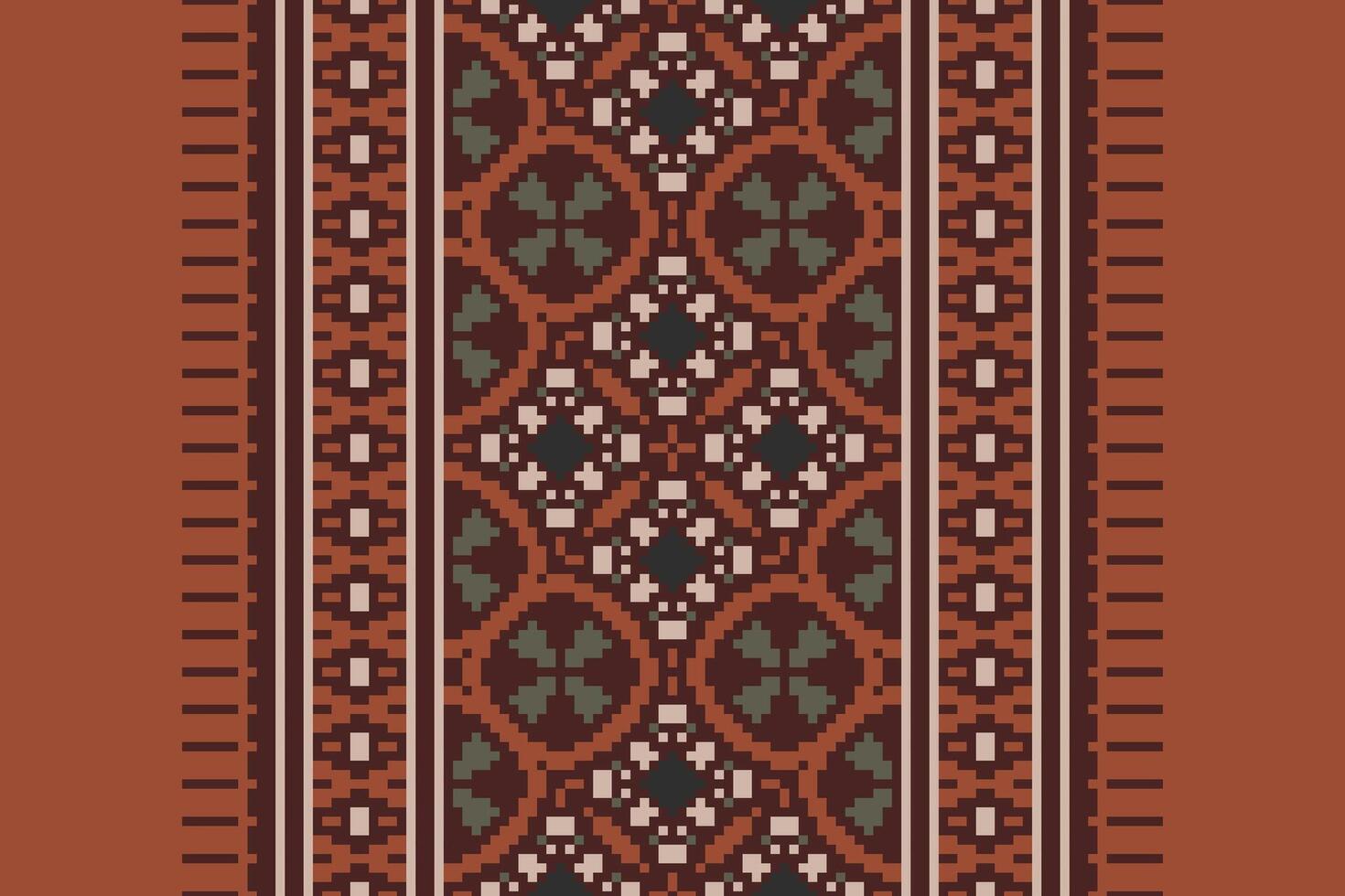 Anarkali frock design Seamless Mughal architecture Motif embroidery, Pixel Ikat embroidery Design for Print scarf hijab pattern kerchief Pixel Ikat Silk kurti model mughal patterns vector