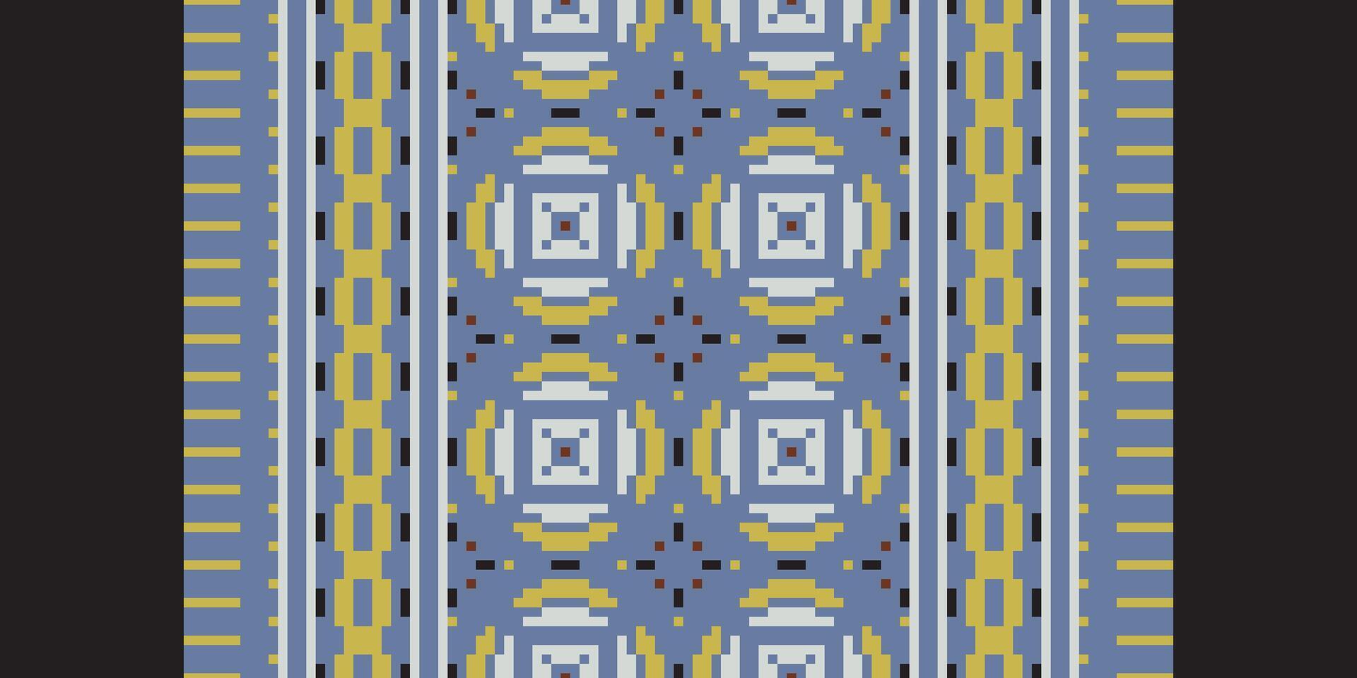 Silk fabric Patola sari Pattern Seamless Scandinavian pattern Motif embroidery, Pixel Ikat embroidery Design for Print scandinavian pattern saree ethnic nativity gypsy pattern vector