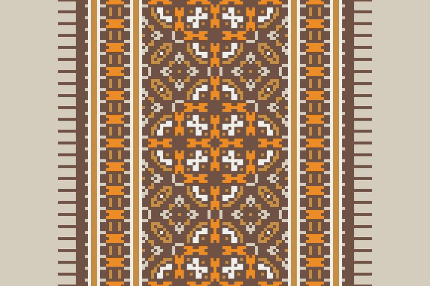 Kurta Pattern Seamless Native American, Motif embroidery, Pixel Ikat embroidery Design for Print pattern vintage flower folk navajo patchwork pattern vector