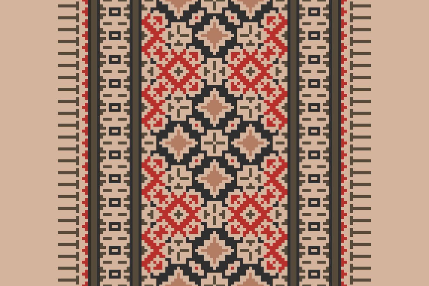 Kurta Pattern Seamless Australian aboriginal pattern Motif embroidery, Pixel Ikat embroidery Design for Print 60s paisley tie dye damascus ornament rugs hipster kurta pajama vector