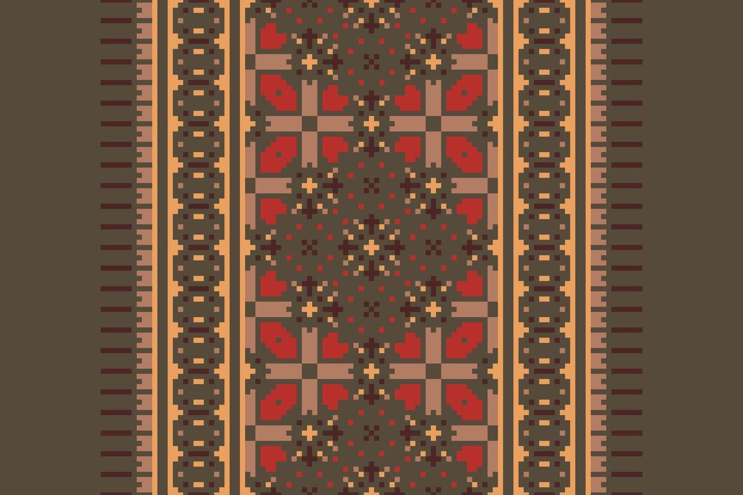 Kurta Pattern Seamless Australian aboriginal pattern Motif embroidery, Pixel Ikat embroidery Design for Print indigenous art aboriginal art pattern floral kurti mughal border vector