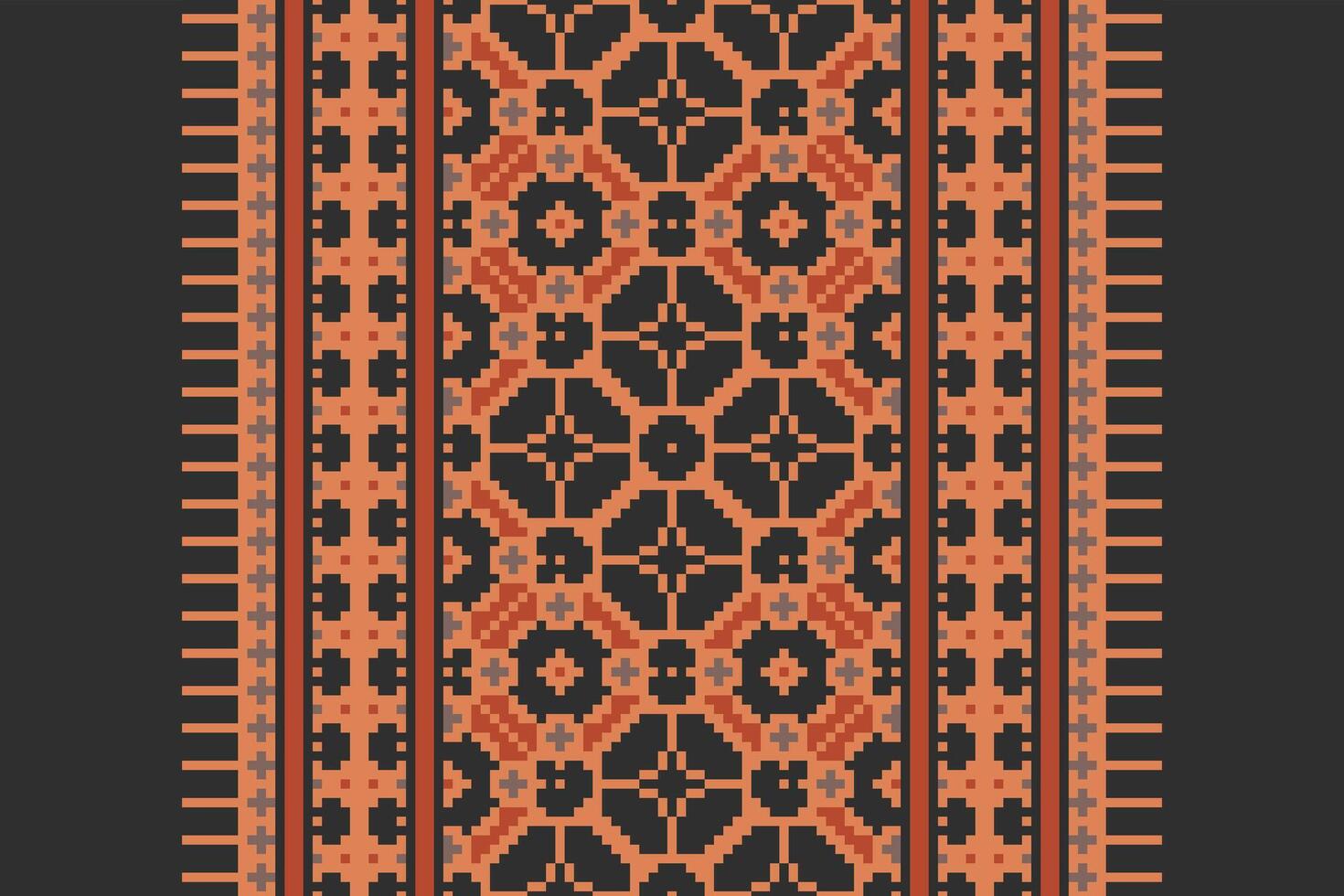 Kurta Pattern Seamless Australian aboriginal pattern Motif embroidery, Pixel Ikat embroidery Design for Print scandinavian pattern saree ethnic nativity gypsy pattern vector