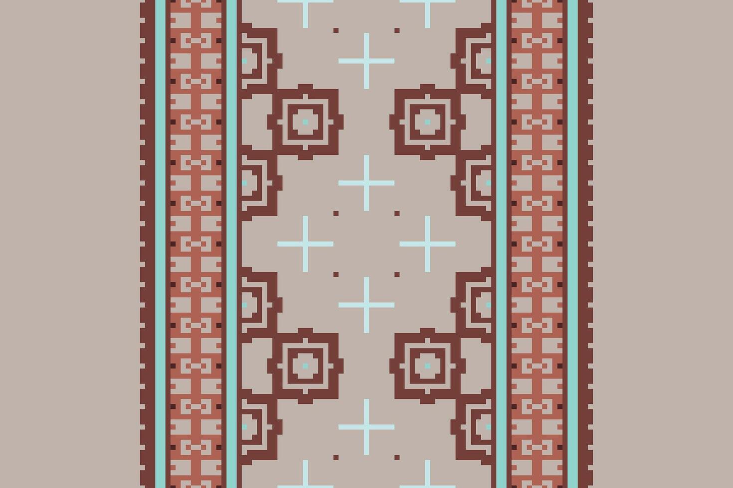 Punjabi Pattern Seamless Native American, Motif embroidery, Pixel Ikat embroidery Design for Print kurta pattern mughal motifs tapestry pattern floral repeat vector