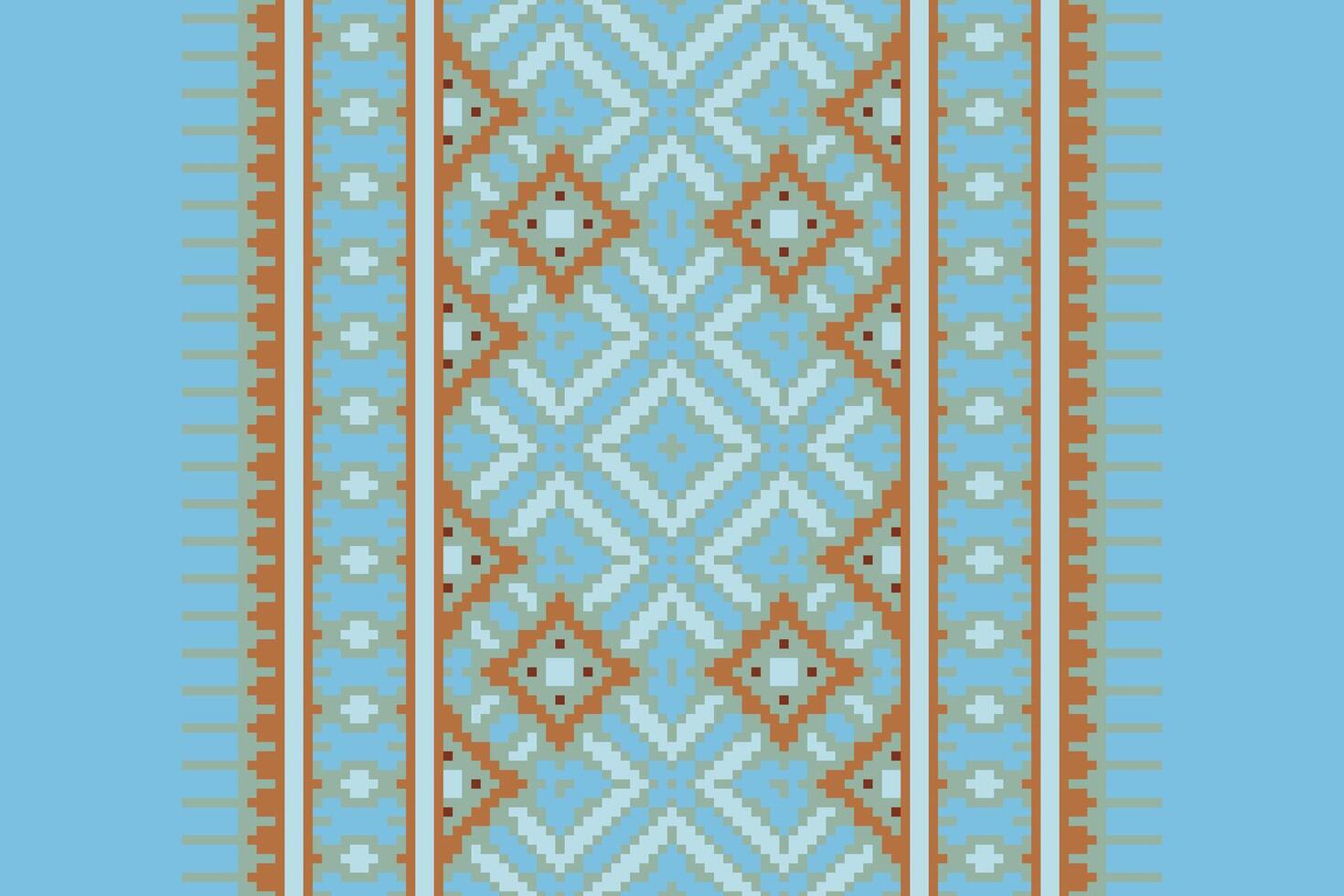Punjabi Pattern Seamless Australian aboriginal pattern Motif embroidery, Pixel Ikat embroidery Design for Print endless arabesque cloth dupatta shawl bandana print silk kurta men vector