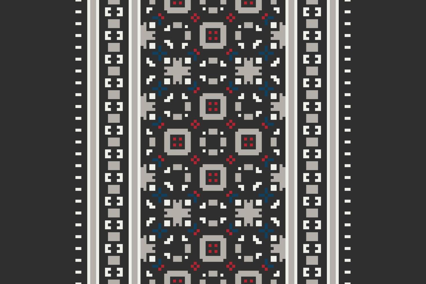 Punjabi Pattern Seamless Bandana print silk Motif embroidery, Pixel Ikat embroidery Design for Print lace pattern turkish ceramic ancient egypt art jacquard pattern vector