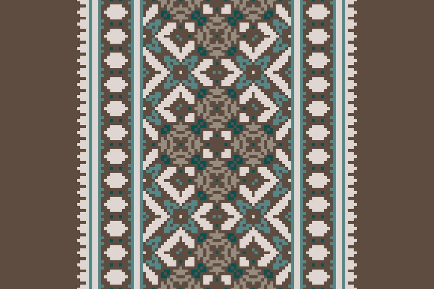 Punjabi Pattern Seamless Australian aboriginal pattern Motif embroidery, Pixel Ikat embroidery Design for Print scandinavian pattern saree ethnic nativity gypsy pattern vector