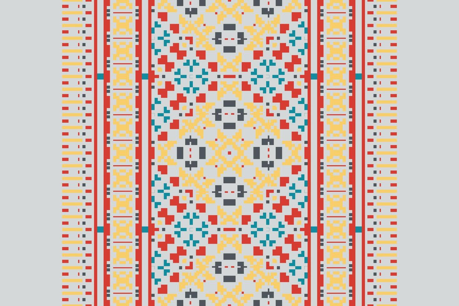 Punjabi Pattern Seamless Australian aboriginal pattern Motif embroidery, Pixel Ikat embroidery Design for Print scarf hijab pattern kerchief Pixel Ikat Silk kurti model mughal patterns vector