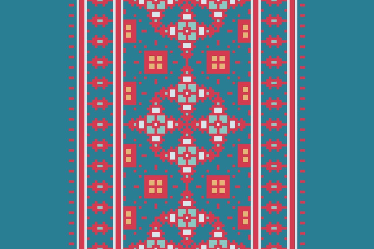 Punjabi Pattern Seamless Mughal architecture Motif embroidery, Pixel Ikat embroidery Design for Print 60s paisley tie dye damascus ornament rugs hipster kurta pajama vector
