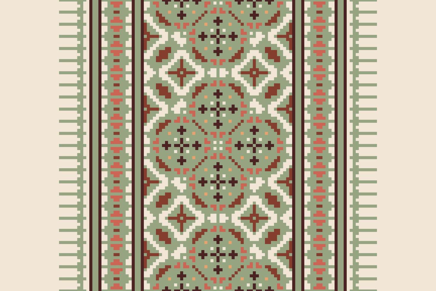 Punjabi Pattern Seamless Scandinavian pattern Motif embroidery, Pixel Ikat embroidery Design for Print lace pattern seamless pattern vintage shibori jacquard seamless vector
