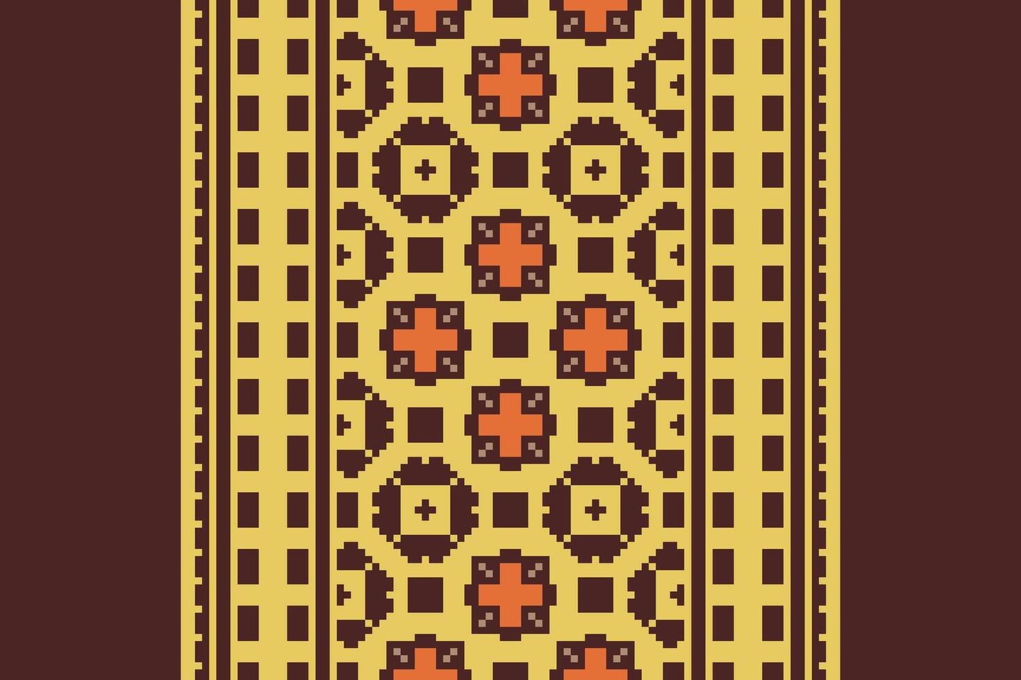 Churidar Pattern Seamless Native American, Motif embroidery, Pixel Ikat embroidery Design for Print jacquard slavic pattern folklore pattern kente arabesque vector