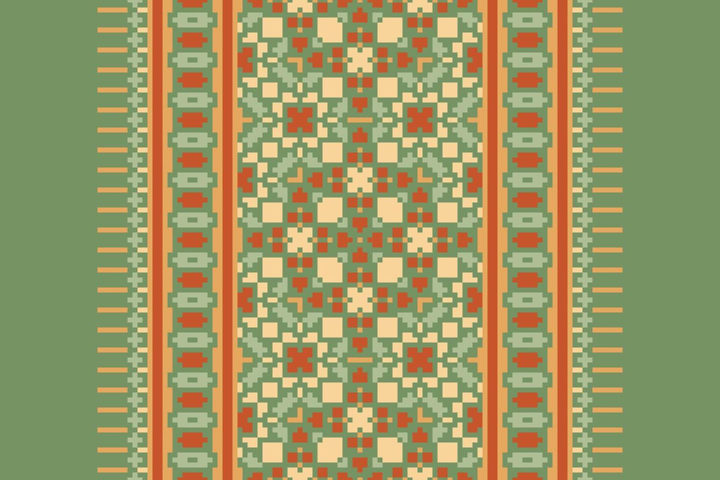 Churidar Pattern Seamless Bandana print silk Motif embroidery, Pixel Ikat embroidery Design for Print pattern vintage flower folk navajo patchwork pattern vector