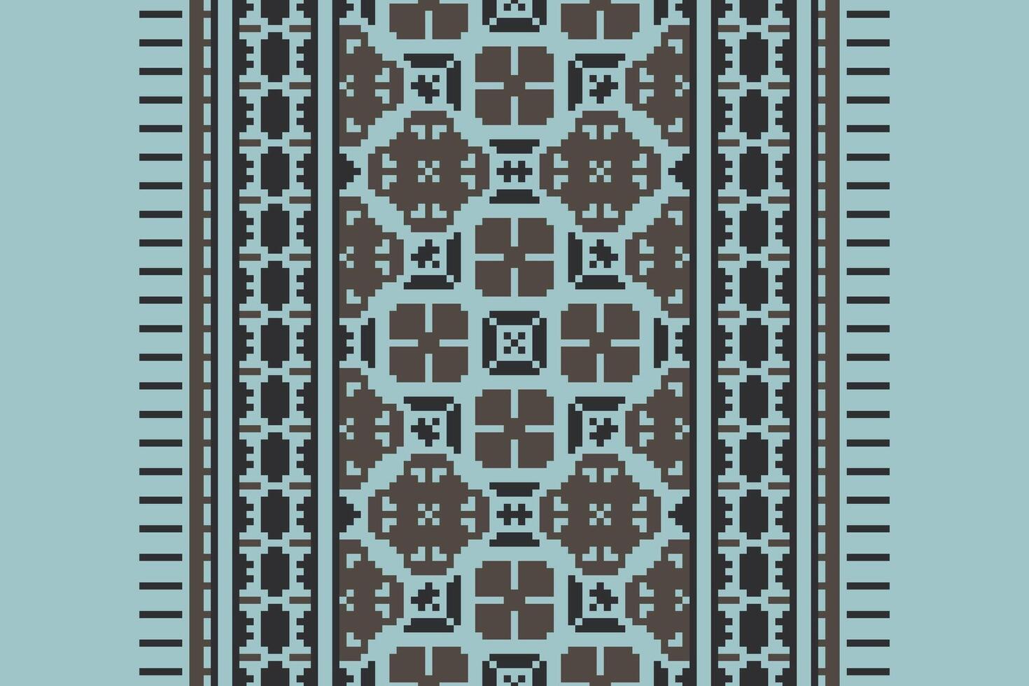 Churidar Pattern Seamless Scandinavian pattern Motif embroidery, Pixel Ikat embroidery Design for Print pattern vintage flower folk navajo patchwork pattern vector