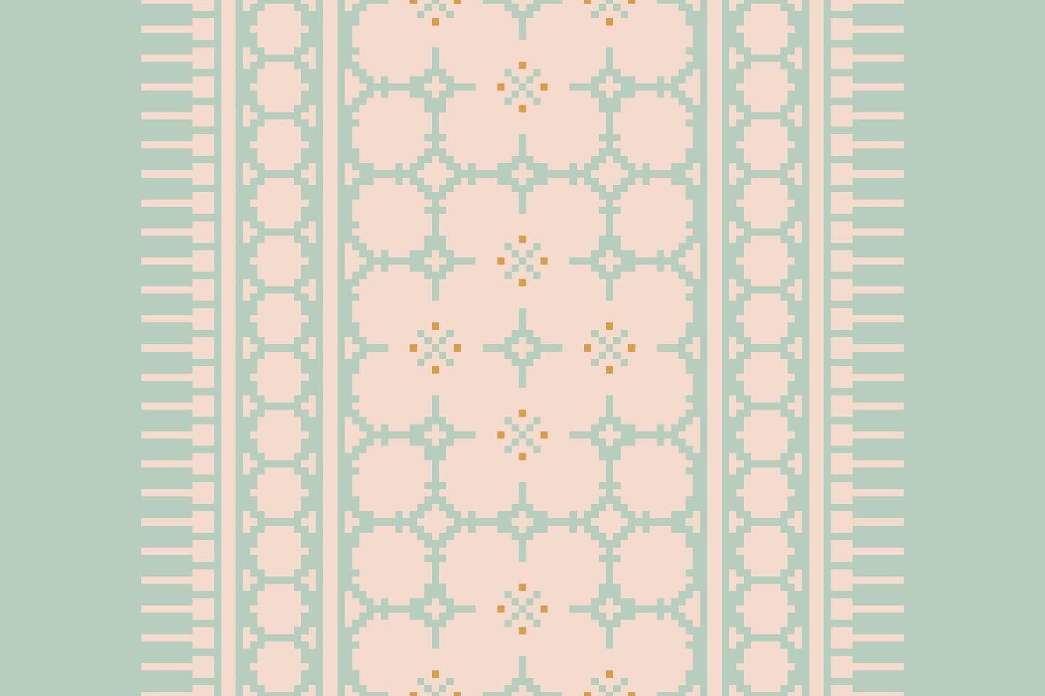 Churidar Pattern Seamless Scandinavian pattern Motif embroidery, Pixel Ikat embroidery Design for Print scandinavian pattern saree ethnic nativity gypsy pattern vector