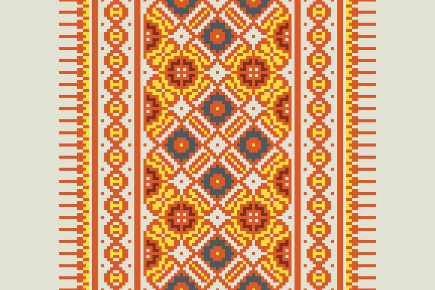 Dhoti Pattern Seamless Native American, Motif embroidery, Pixel Ikat embroidery Design for Print kurta pattern mughal motifs tapestry pattern floral repeat vector
