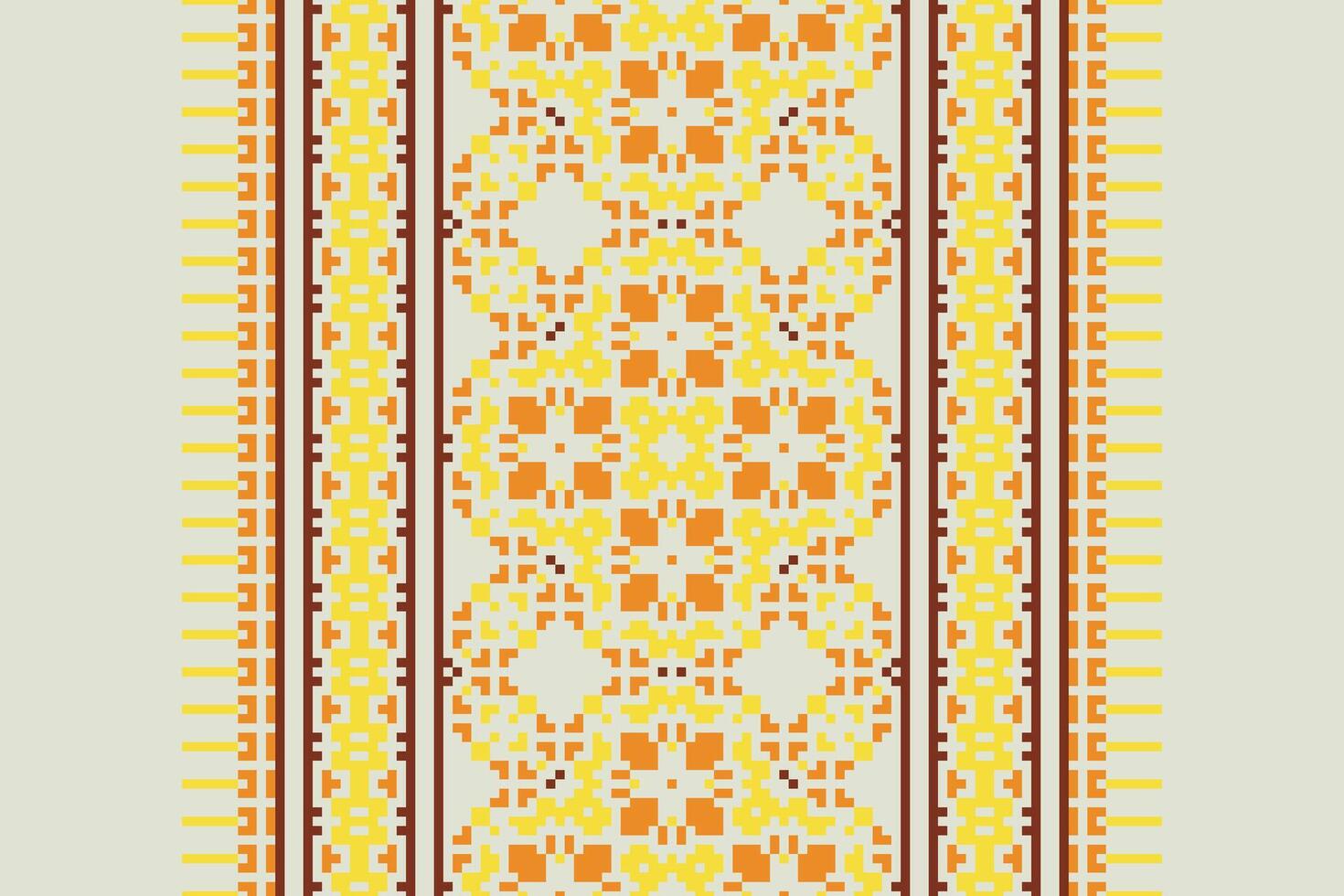 Dhoti Pattern Seamless Native American, Motif embroidery, Pixel Ikat embroidery Design for Print australian curtain pattern geometric pillow model kurti mughal flowers vector