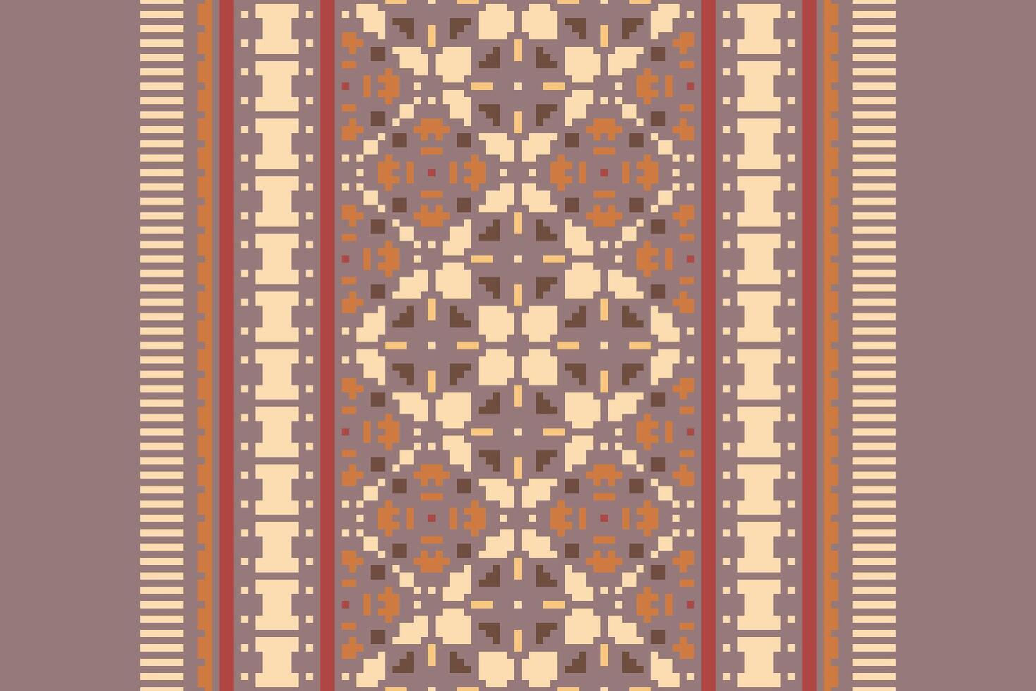 Dhoti Pattern Seamless Native American, Motif embroidery, Pixel Ikat embroidery Design for Print scandinavian pattern saree ethnic nativity gypsy pattern vector