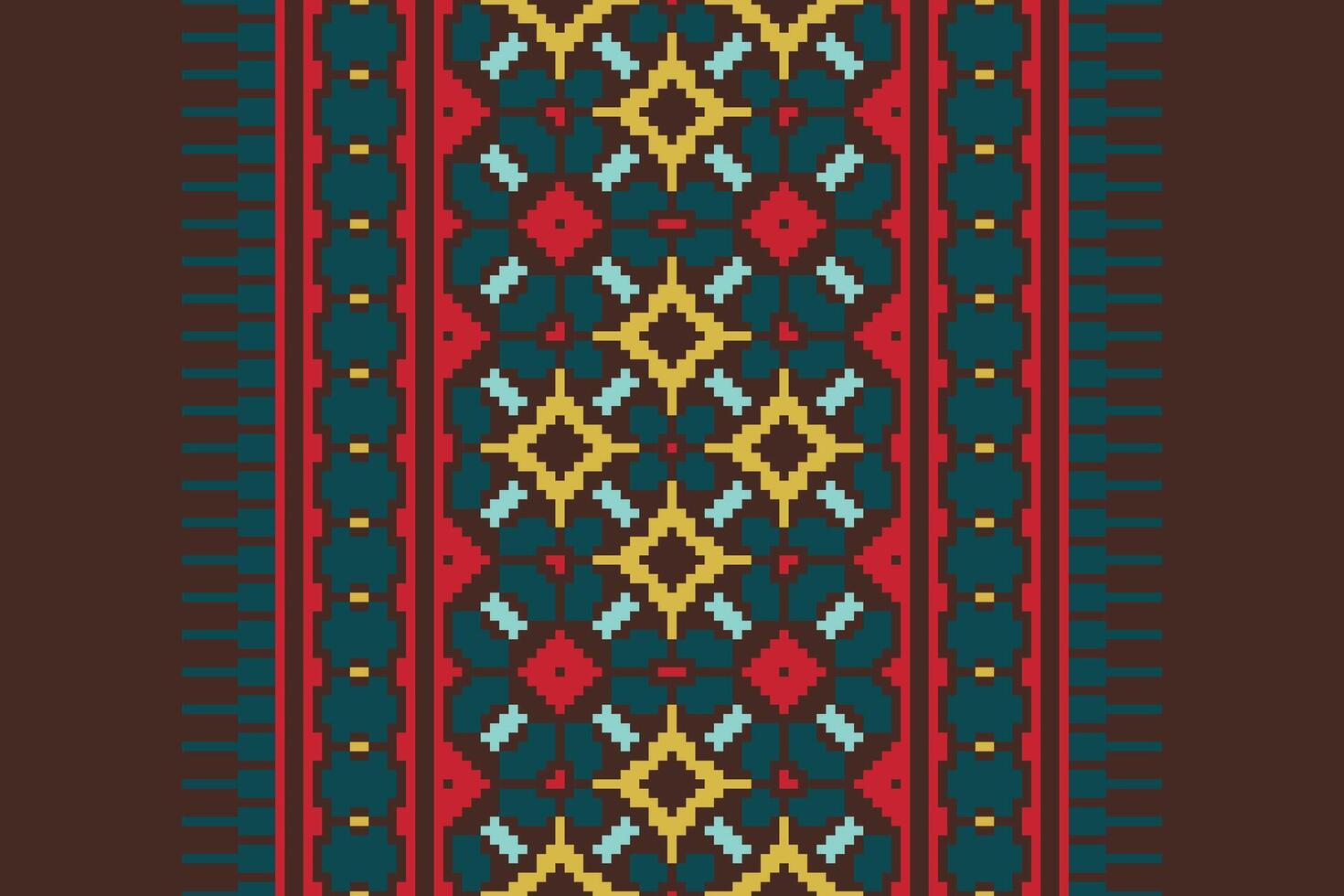 Dhoti Pattern Seamless Australian aboriginal pattern Motif embroidery, Pixel Ikat embroidery Design for Print scarf hijab pattern kerchief Pixel Ikat Silk kurti model mughal patterns vector