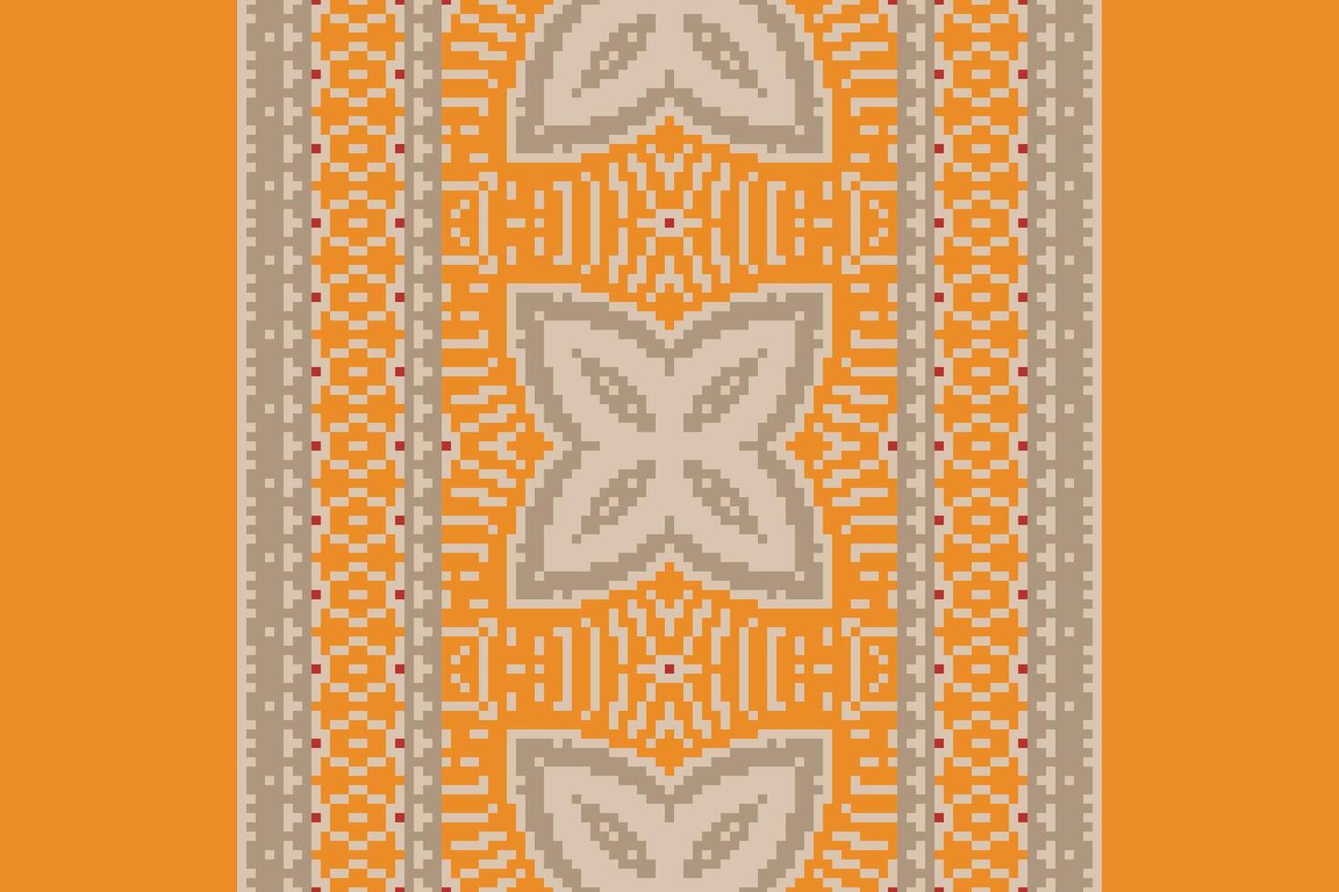 Dhoti Pattern Seamless Scandinavian pattern Motif embroidery, Pixel Ikat embroidery Design for Print kurta pattern mughal motifs tapestry pattern floral repeat vector