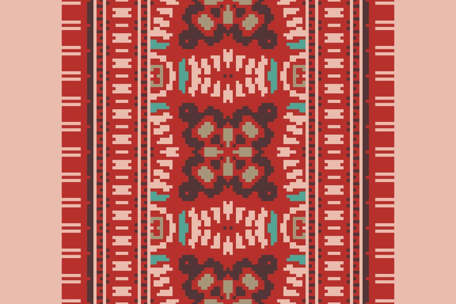 Dhoti Pants Pattern Seamless Native American, Motif embroidery, Pixel Ikat embroidery Design for Print scarf hijab pattern kerchief Pixel Ikat Silk kurti model mughal patterns vector