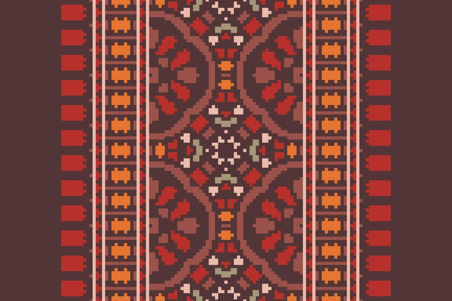 Dhoti Pants Pattern Seamless Native American, Motif embroidery, Pixel Ikat embroidery Design for Print kurta pattern mughal motifs tapestry pattern floral repeat vector