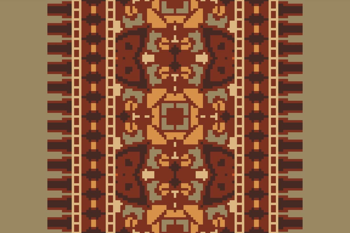 Dhoti Pants Pattern Seamless Native American, Motif embroidery, Pixel Ikat embroidery Design for Print scandinavian pattern saree ethnic nativity gypsy pattern vector