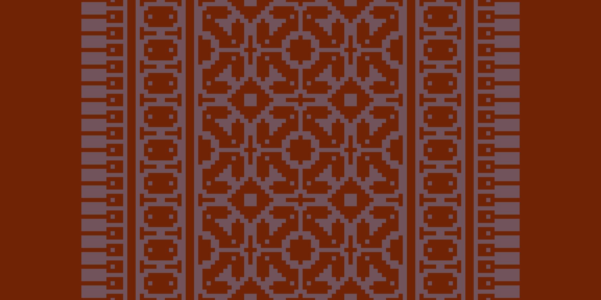 Nordic pattern Seamless Australian aboriginal pattern Motif embroidery, Pixel Ikat embroidery Design for Print indonesian batik motif embroidery native american kurta mughal design vector