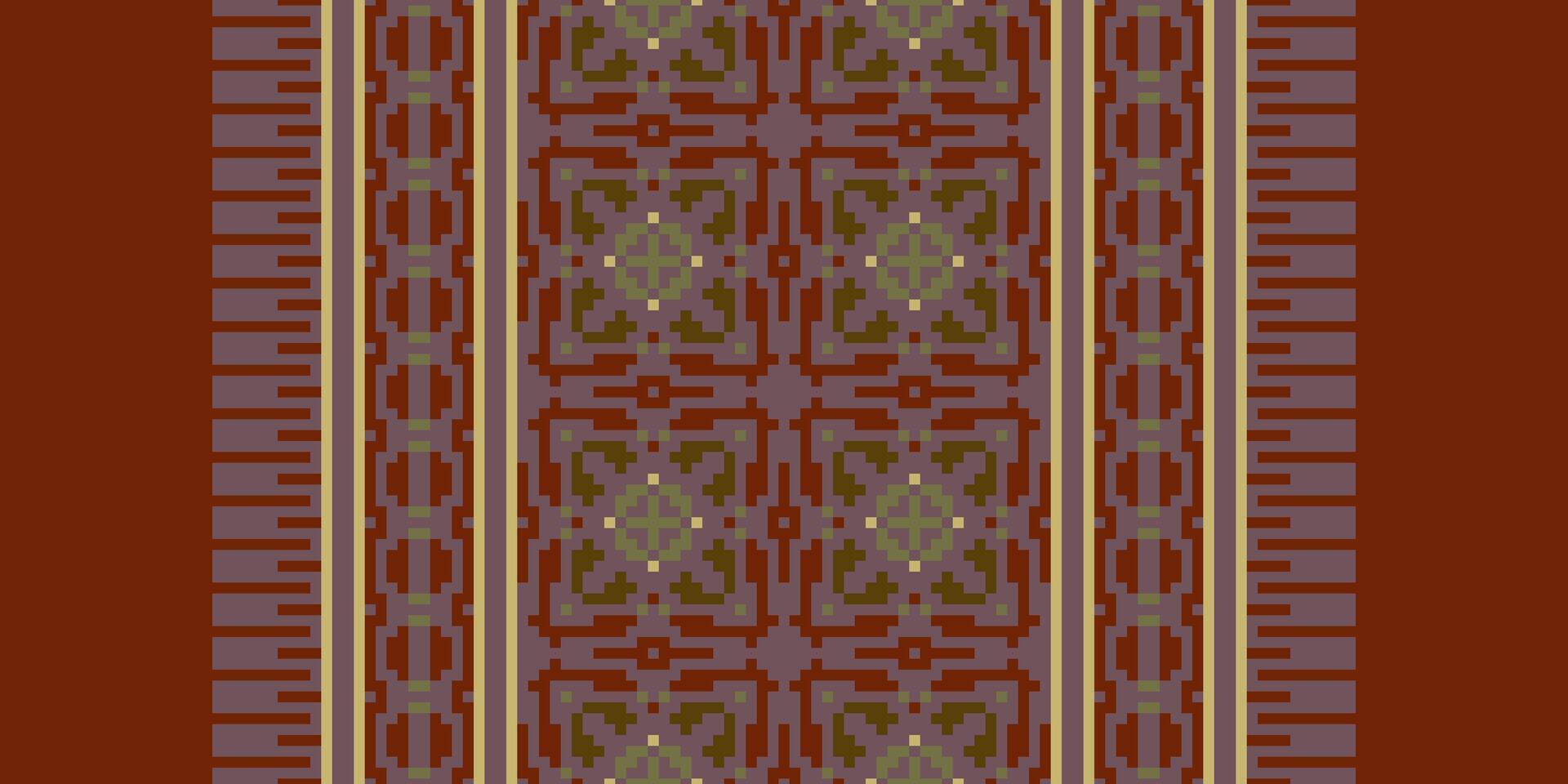 Nordic pattern Seamless Australian aboriginal pattern Motif embroidery, Pixel Ikat embroidery Design for Print scarf hijab pattern kerchief Pixel Ikat Silk kurti model mughal patterns vector