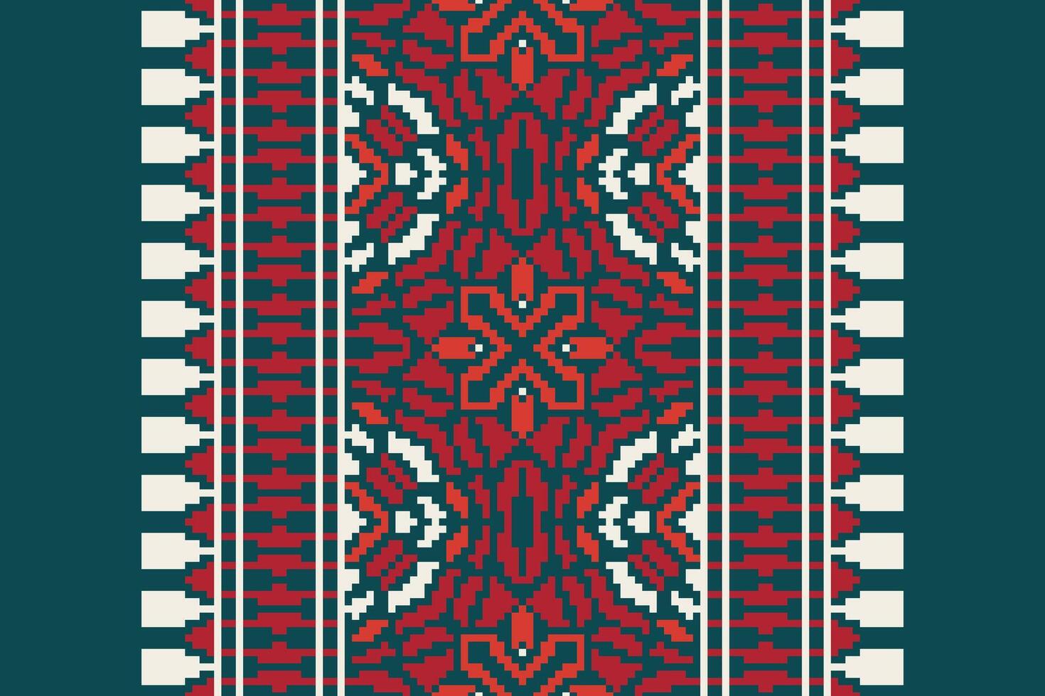 Dhoti Pants Pattern Seamless Australian aboriginal pattern Motif embroidery, Pixel Ikat embroidery Design for Print figure tribal ink on cloth patola sari vector