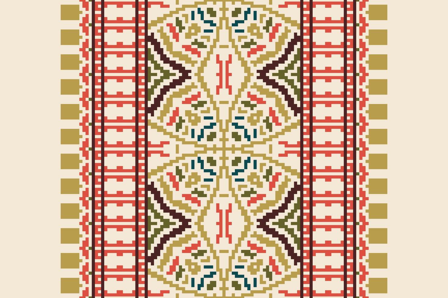 Dhoti Pants Pattern Seamless Mughal architecture Motif embroidery, Pixel Ikat embroidery Design for Print australian curtain pattern geometric pillow model kurti mughal flowers vector