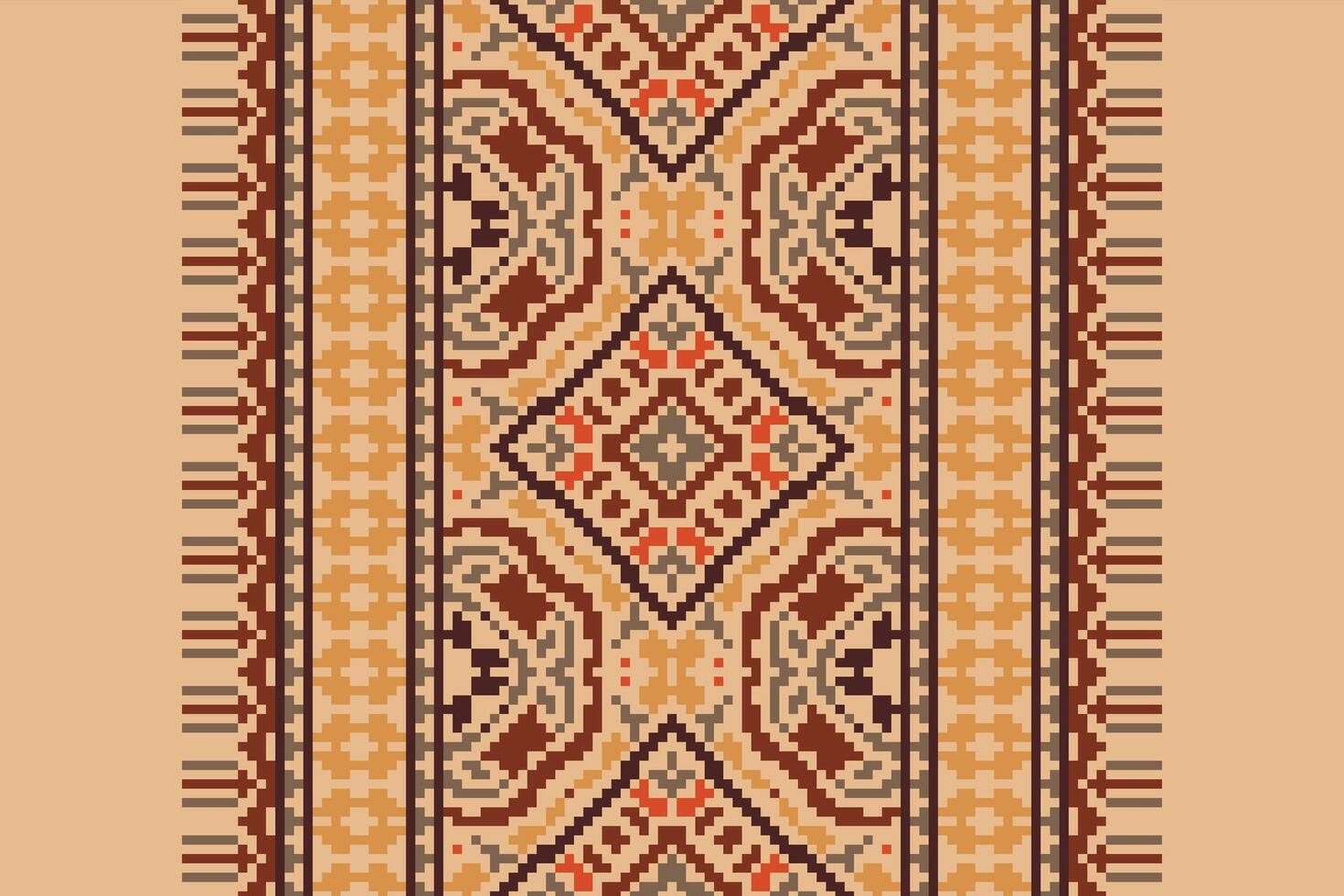 Dhoti Pants Pattern Seamless Mughal architecture Motif embroidery, Pixel Ikat embroidery Design for Print egyptian hieroglyphs tibetan geo pattern vector