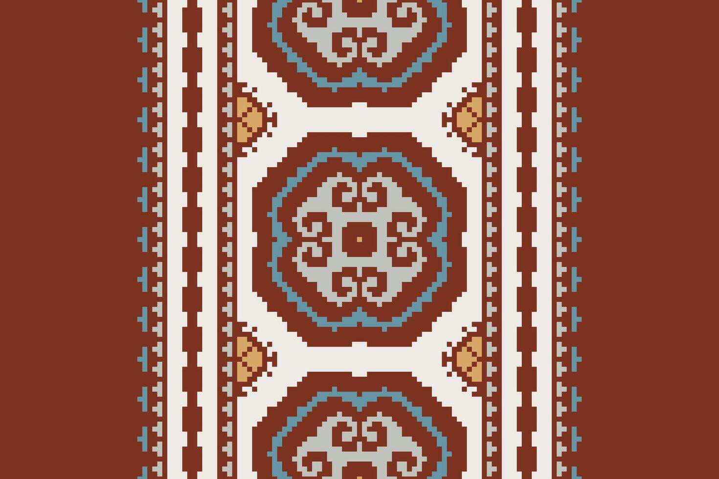 Plazo pattern Seamless Australian aboriginal pattern Motif embroidery, Pixel Ikat embroidery Design for Print 60s paisley tie dye damascus ornament rugs hipster kurta pajama vector