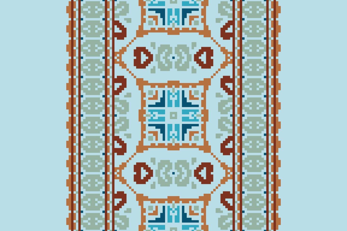 Banarasi Pattern Seamless Native American, Motif embroidery, Pixel Ikat embroidery Design for Print lace pattern seamless pattern vintage shibori jacquard seamless vector