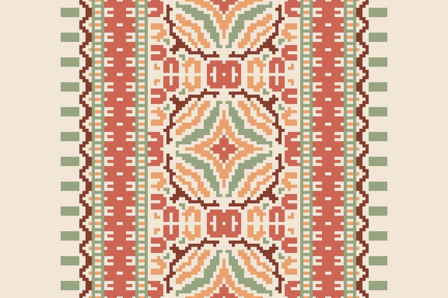 Banarasi Pattern Seamless Australian aboriginal pattern Motif embroidery, Pixel Ikat embroidery Design for Print kurta pattern mughal motifs tapestry pattern floral repeat vector