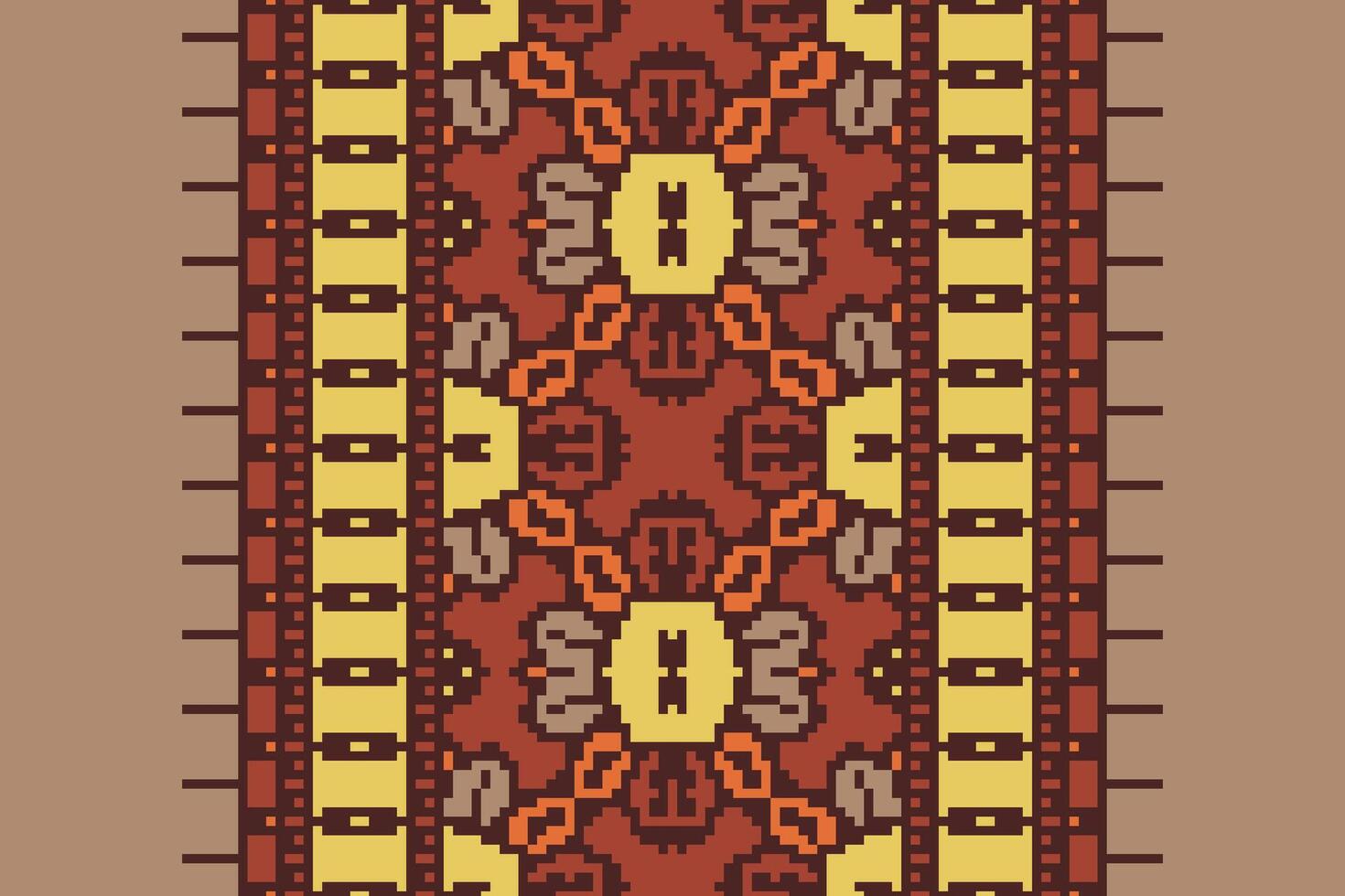 Banarasi Pattern Seamless Scandinavian pattern Motif embroidery, Pixel Ikat embroidery Design for Print lace pattern seamless pattern vintage shibori jacquard seamless vector