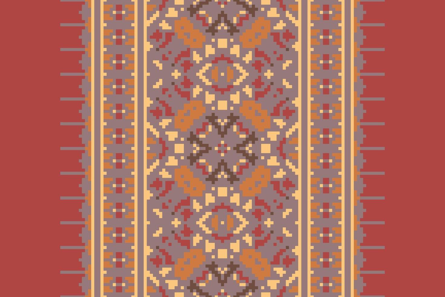 Ghagra Pattern Seamless Native American, Motif embroidery, Pixel Ikat embroidery Design for Print border embroidery ancient egypt vector