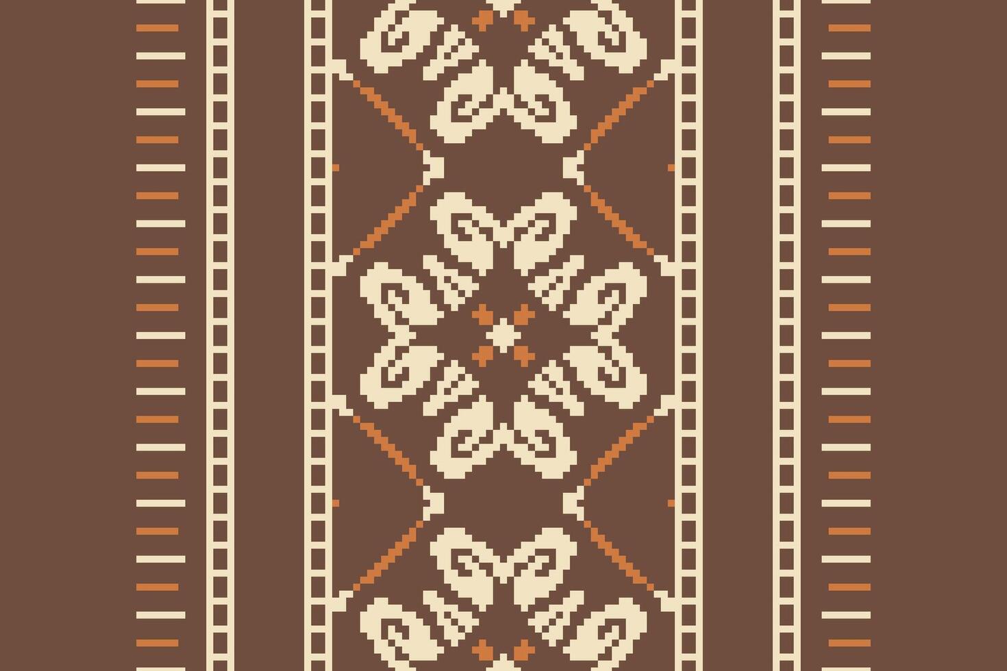 Ghagra Pattern Seamless Native American, Motif embroidery, Pixel Ikat embroidery Design for Print pattern vintage flower folk navajo patchwork pattern vector