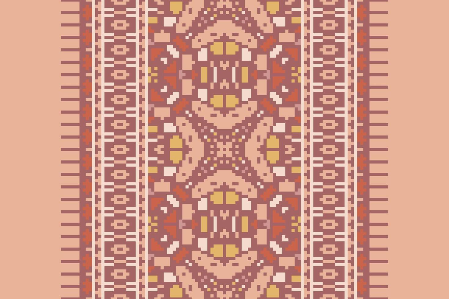 Ghagra Pattern Seamless Australian aboriginal pattern Motif embroidery, Pixel Ikat embroidery Design for Print jacquard slavic pattern folklore pattern kente arabesque vector
