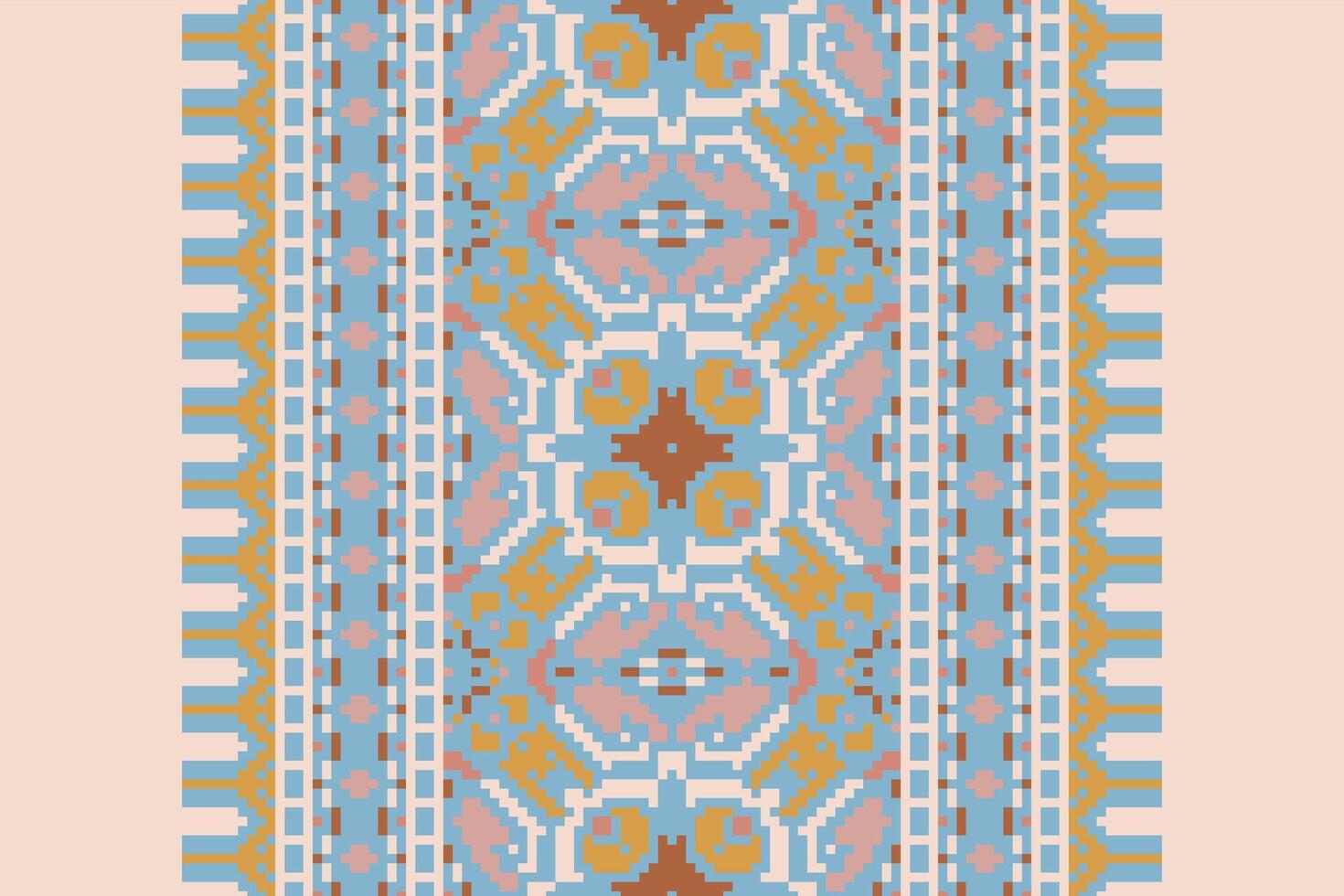 Ghagra Pattern Seamless Australian aboriginal pattern Motif embroidery, Pixel Ikat embroidery Design for Print kurta pattern mughal motifs tapestry pattern floral repeat vector
